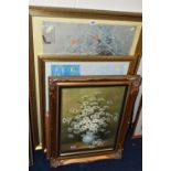 LATE 20TH CENTURY PAINTING AND PRINTS, comprising Nancy Lee 'Daisies in a vase' signed lower left,
