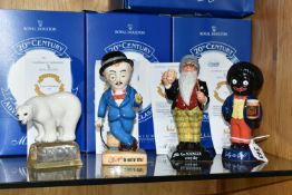 FOUR BOXED ROYAL DOULTON LIMITED EDITION '20TH CENTURY ADVERTISING CLASSICS' FIGURES, comprising