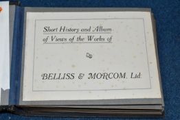 PHOTOGRAPH ALBUM, A Short History and Album of Views of the Works of Belliss & Morcom Ltd (1)