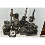 THREE ELECTRICAL WATCH, CLOCK AND INSTRUMENT CLEANERS, used conditions (condition report: all