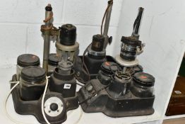 THREE ELECTRICAL WATCH, CLOCK AND INSTRUMENT CLEANERS, used conditions (condition report: all