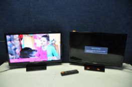A PAIR OF SAMSUNG UE24H4003AW 24in TV with one remote working both tv, (both PAT pass and