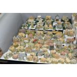 SEVENTY SIX LILLIPUT LANE SCULPTURES FROM BRITISH COLLECTION (with British Made for Quality mark