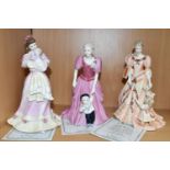 THREE COALPORT 'TOGETHERNESS' LIMITED EDITION FIGURINES, comprising A Gift of Love no 165/2000,