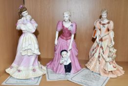 THREE COALPORT 'TOGETHERNESS' LIMITED EDITION FIGURINES, comprising A Gift of Love no 165/2000,