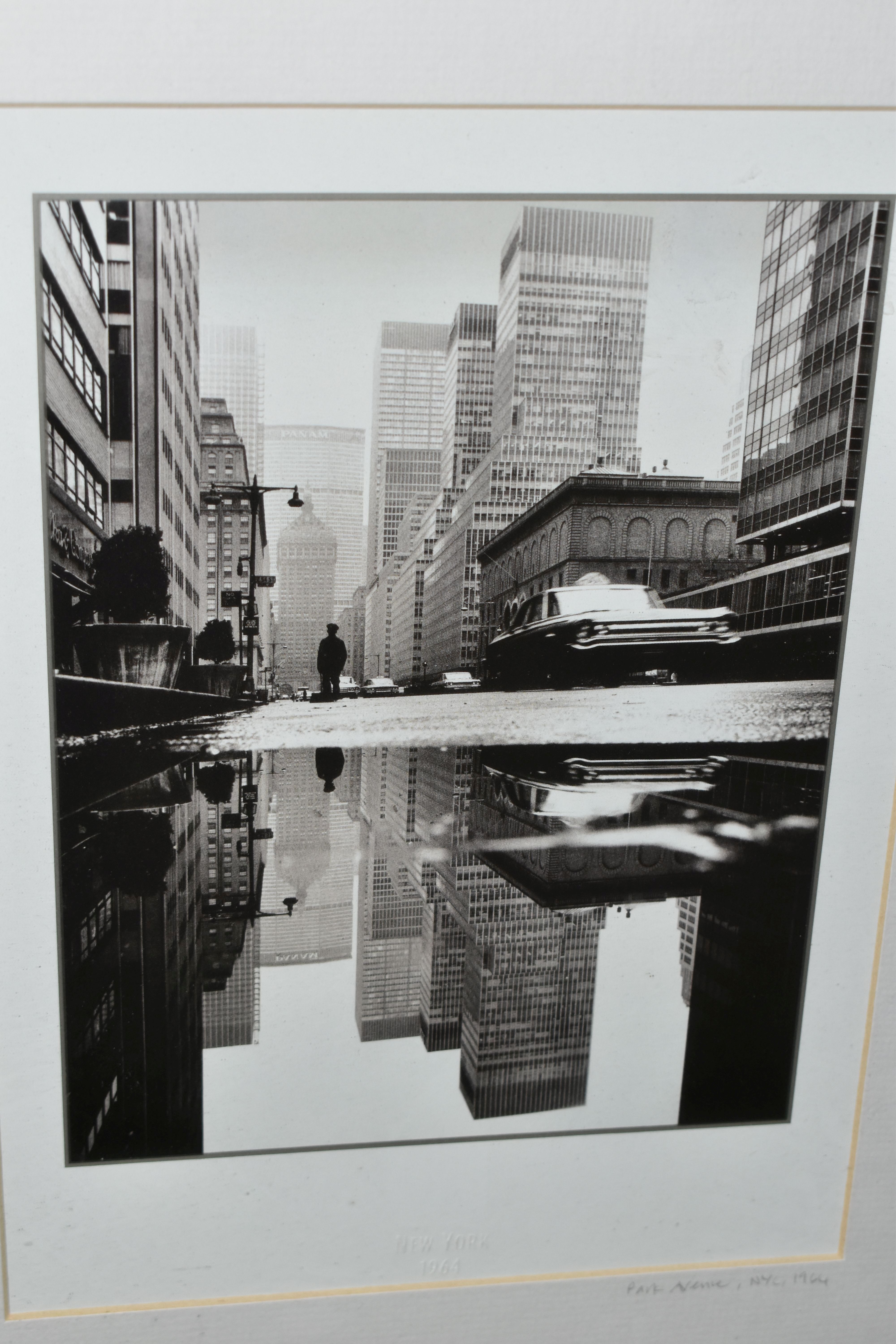 MARIO DE BIASI (ITALY 1923-1013), 'PARK AVENUE, NEW YORK 1964', a lithographic print with blind - Image 2 of 4