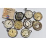 A BAG OF 'INGERSOLL AND SMITHS' POCKET WATCHES, to include six 'Ingersoll' pocket watches and