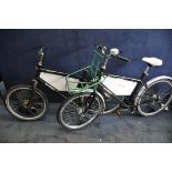 A PAIR OF PASHLEY COURIER BICYCLES, comprising a full bike in good working order with front metal