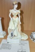 A COALPORT LIMITED EDITION SWEET JULIET FIGURINE, no. 297/1000, part of the English Rose