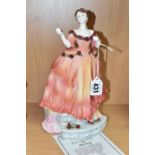 A COALPORT LIMITED EDITION MARLENA FIGURINE, no. 523/1000, part of the English Rose collection 1993,