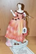 A COALPORT LIMITED EDITION MARLENA FIGURINE, no. 523/1000, part of the English Rose collection 1993,