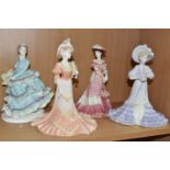 FOUR LIMITED EDITION COALPORT LADIES, comprising High Society 'Lady Harriet' 928/5000, 'Lady