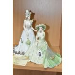 A BOXED COALPORT LIMITED EDITION FIGURE GROUP 'DAY AT THE RACES', no. 324/750, designed by Basia