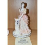 A COALPORT LIMITED EDITION LADY SYLVIA FIGURINE, no. 135/1000, part of the English Rose collection