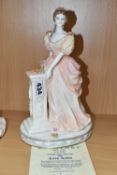 A COALPORT LIMITED EDITION LADY SYLVIA FIGURINE, no. 135/1000, part of the English Rose collection