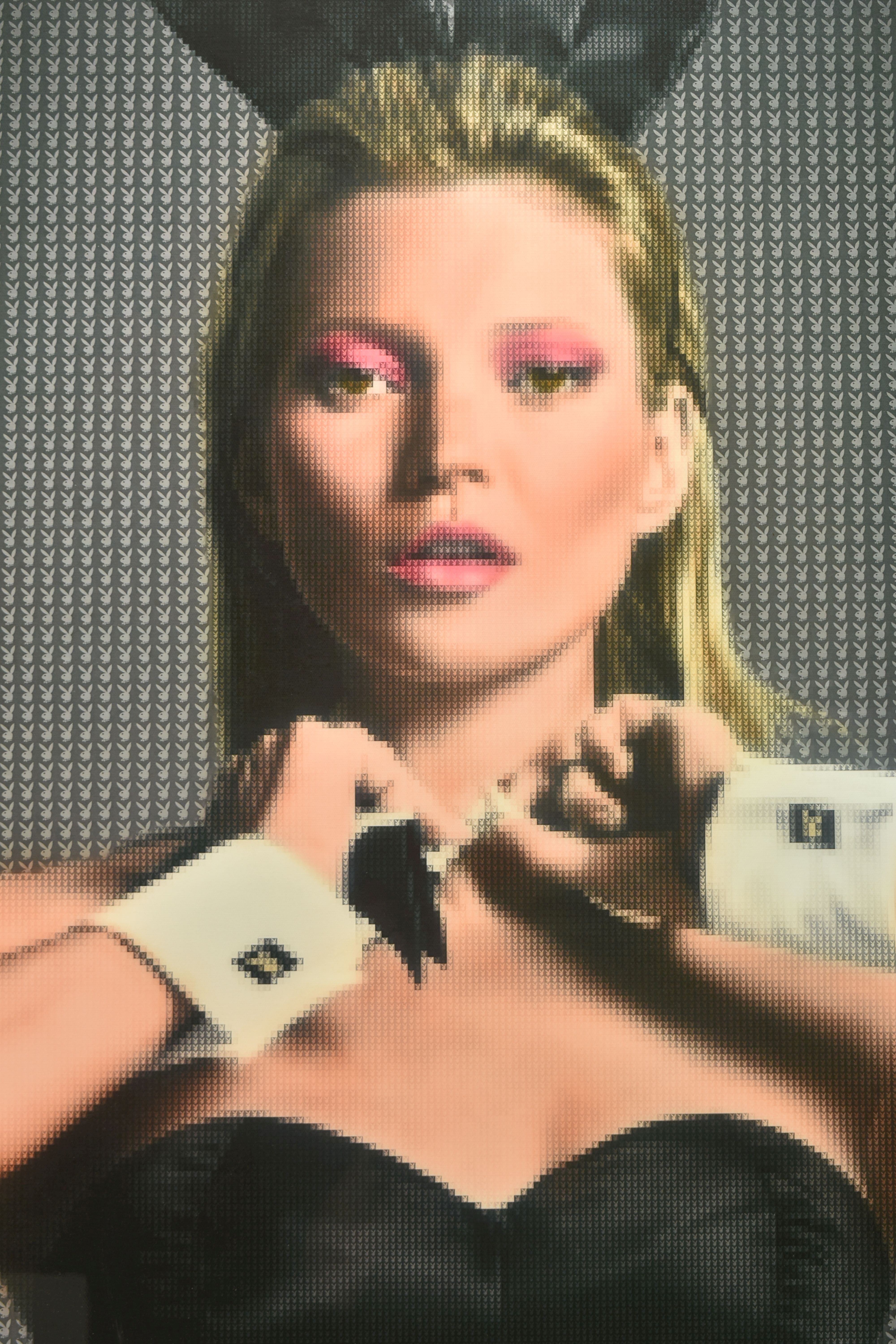 NICK HOLDSWORTH (BRITISH CONTEMPORARY) 'NOUGHTIES PLAYBOY', a portrait of Kate Moss, signed - Image 2 of 9