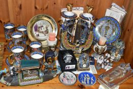 A COLLECTION OF EGYPTIAN ORNAMENTS AND CABINET PLATES, comprising six Compton & Woodhouse -