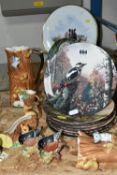COLLECTORS PLATES AND ORNAMENTS ETC, comprising eight Bradex Royal Doulton 'Treasures of the