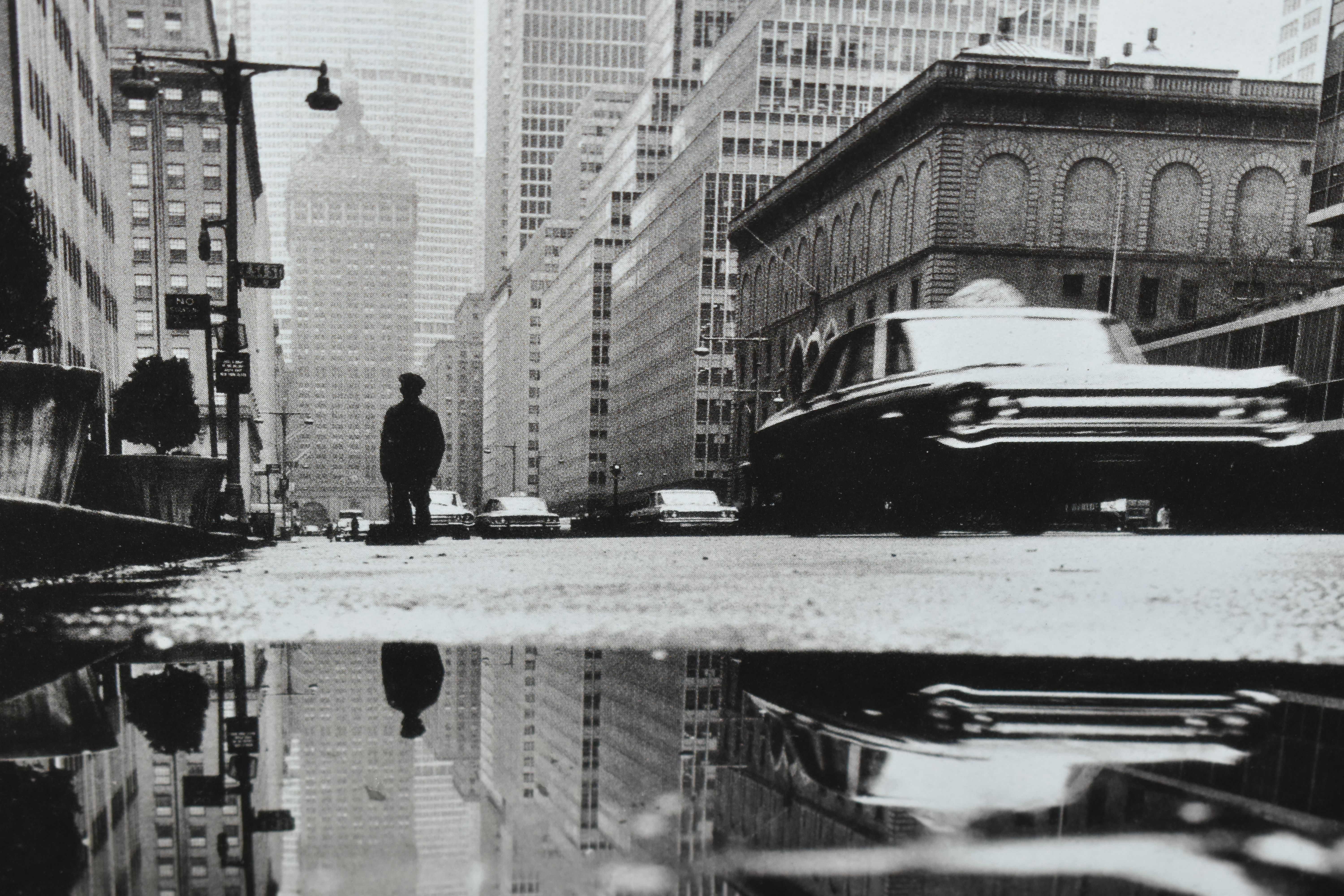 MARIO DE BIASI (ITALY 1923-1013), 'PARK AVENUE, NEW YORK 1964', a lithographic print with blind - Image 3 of 4