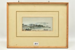 RICHARD BEAVIS (1824-1896) 'BLAIRADAM', a Scottish water landscape, initialled bottom right,