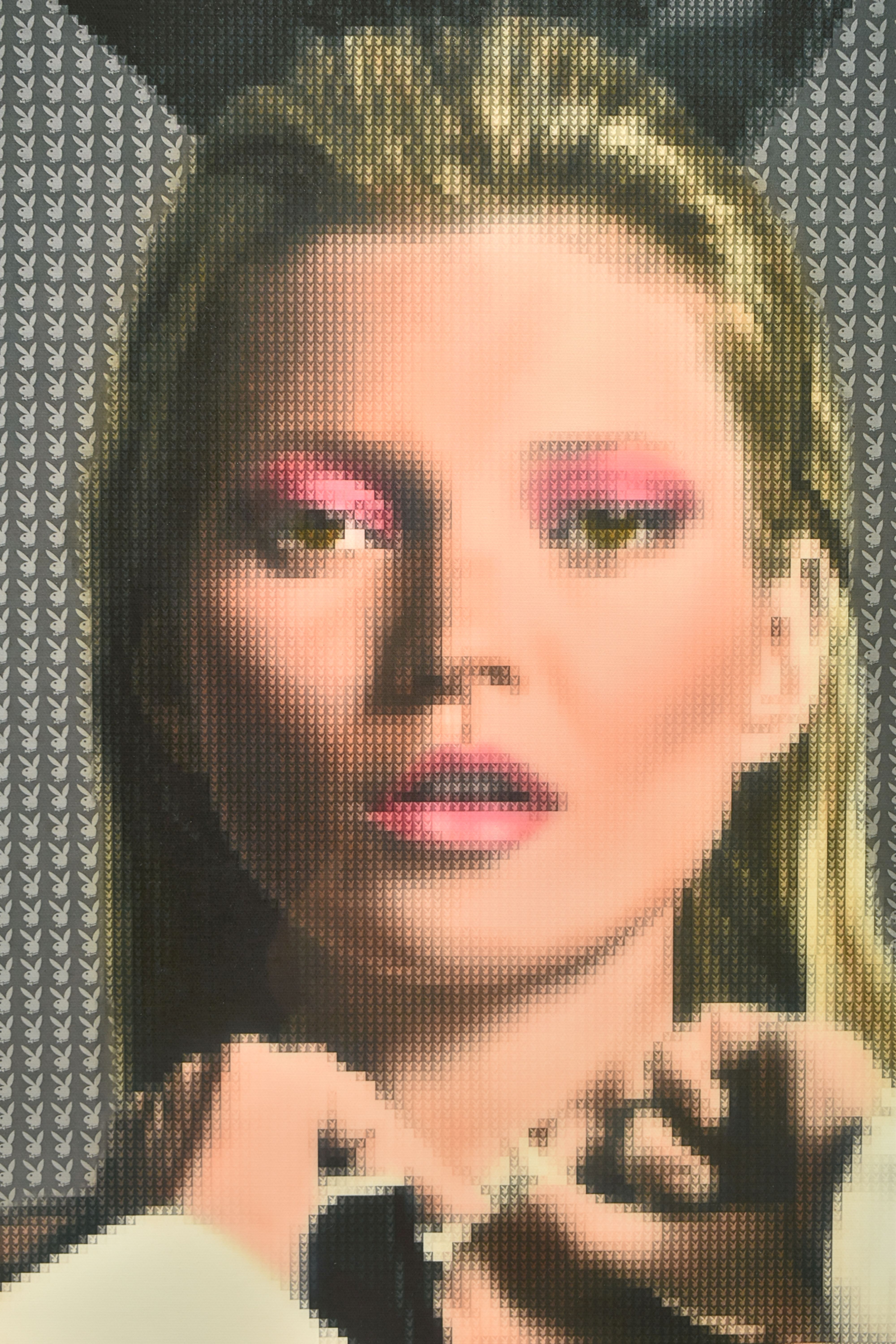 NICK HOLDSWORTH (BRITISH CONTEMPORARY) 'NOUGHTIES PLAYBOY', a portrait of Kate Moss, signed - Image 3 of 9