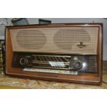 A NORDMENDE TANNHAUSER 58 RADIO, wooden cased, approximate width 64.5cm x height 37cm x depth