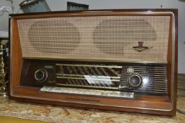 A NORDMENDE TANNHAUSER 58 RADIO, wooden cased, approximate width 64.5cm x height 37cm x depth