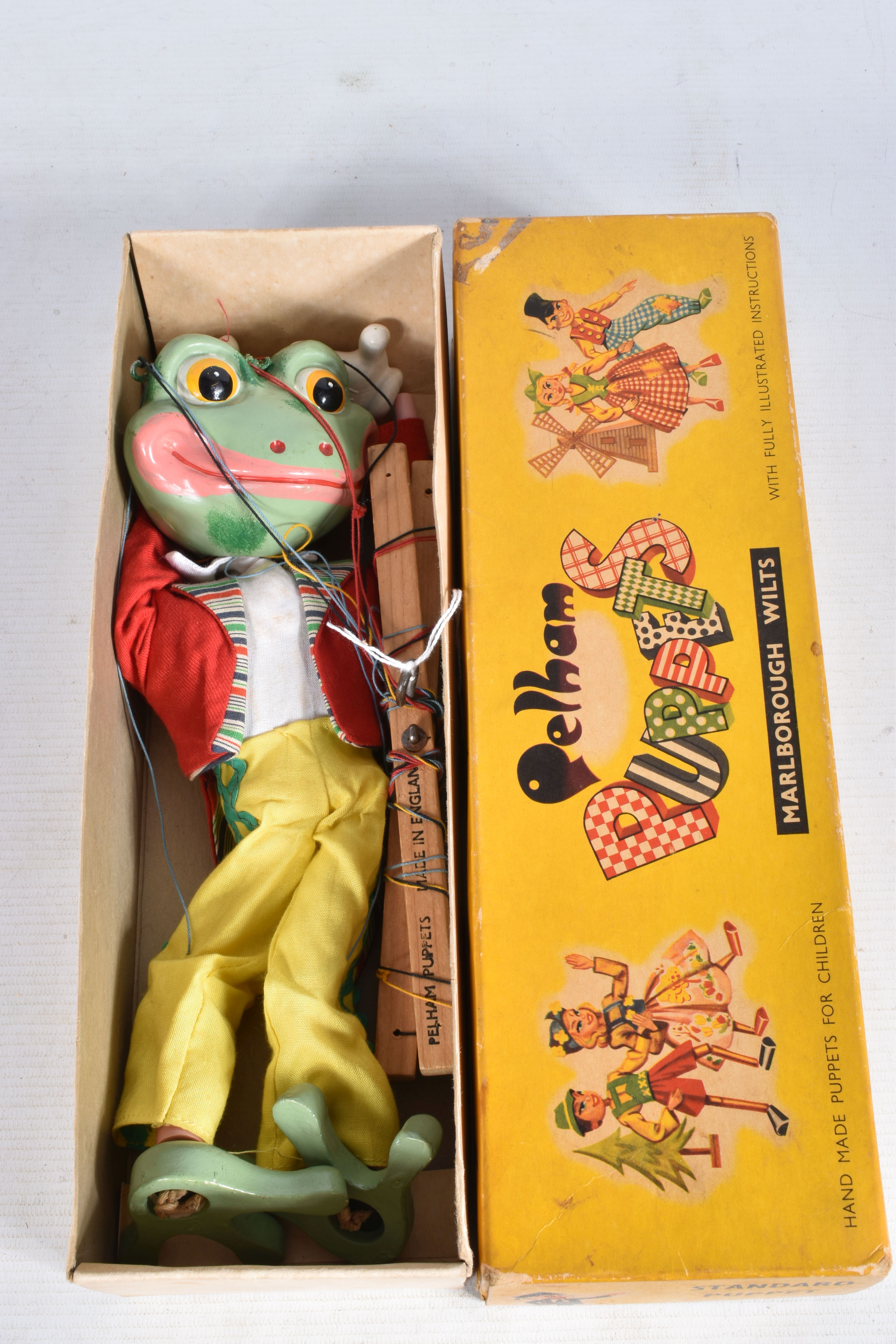 THREE BOXED PELHAM PUPPETS, Mother Dragon, Baby Dragon and Frog, all appear complete and in fairly - Image 9 of 23