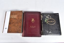 POSTCARDS, three albums containing approximately 594* early 20th century Postcards (Edwardian -