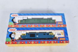 TWO BOXED HORNBY RAILWAYS OO GAUGE THOMAS AND FRIENDS LOCOMOTIVES, 'Hymek' No.D7071, B.R. blue