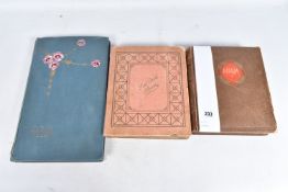 POSTCARDS, three albums containing approximately 618* early 20th century Postcards (Edwardian -
