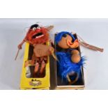 TWO BOXED PELHAM PUPPETS, Deluxe SM Animal from the Muppet Show and Rod Hull's Emu, both appear