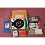 A QUANTITY OF ASSORTED BOXED VINTAGE GAMES AND PUZZLES, to include cased Nevada Roulette set,