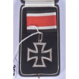 A KNIGHTS CROSS OF THE IRON CROSS, it is believe these iron crosses were made by Steinhauer & Luck