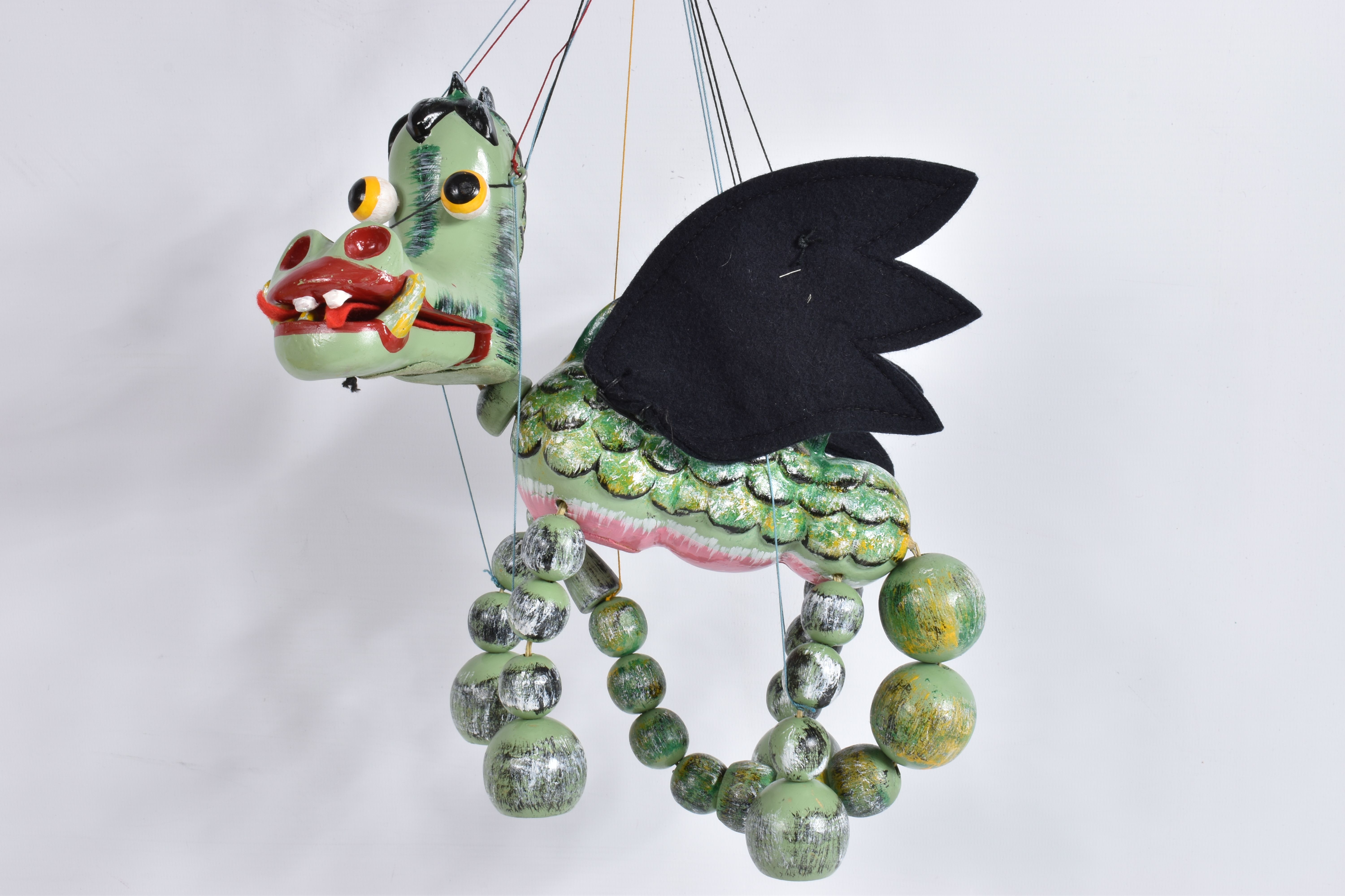 THREE BOXED PELHAM PUPPETS, Mother Dragon, Baby Dragon and Frog, all appear complete and in fairly - Image 3 of 23