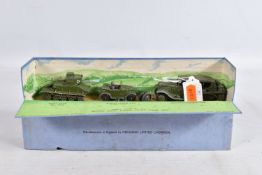 A BOXED DINKY TOYS ROYAL TANK CORPS LIGHT TANK UNIT GIFT SET, No.152 (A2189) comprising Light