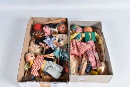 A QUANTITY OF ASSORTED UNBOXED PELHAM PUPPETS, to include an SS Boy, SS Dutch Boy and Girl, SS