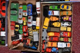 A SELECTION OF BOXED, UNBOXED AND PLAYWORN MODEL VEHICLES, to include a small quantity of Oxford