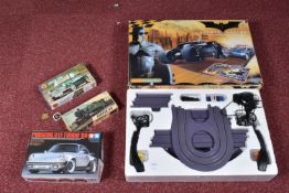 A BOXED MICRO SCALEXTRIC BATMAN BEGINS SLOT RACING SET, No.G1026, appears complete and in good