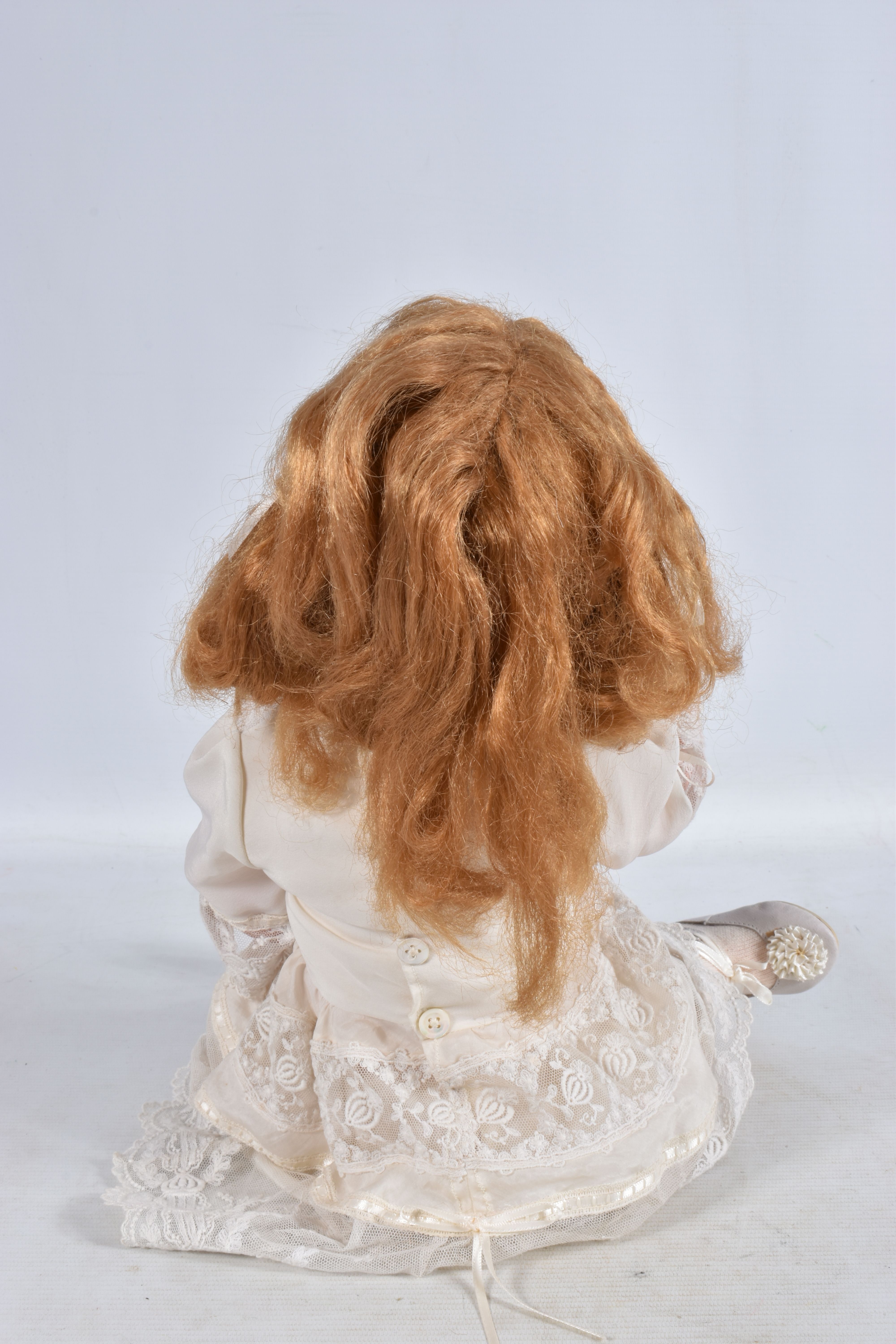 AN ARMAND MARSEILLE BISQUE HEAD DOLL, nape of neck marked 'Armand Marseille Germany 996 A.7.M', - Image 6 of 7