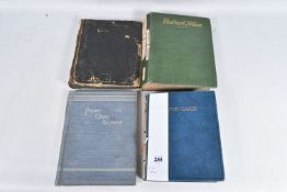 POSTCARDS, four albums containing approximately 380* early 20th century postcards (Edwardian -