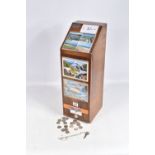 A mid 20th century, 1 shilling POSTCARD DISPENSER from Falcon (Postcards) Ltd, Manchester,
