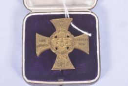 A CASED WWI GERMAN MILITARY CROSS OF HONOUR, this award was given for a heroic action in battle in