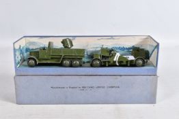 A BOXED DINKY TOYS MOBILE ANTI-AIRCRAFT UNIT GIFT SET, No.161 (A2257) comprising Lorry with