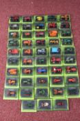 FORTY EIGHT HACHETTE PART WORKS 1/43 SCALE COLLECTIBLE MODEL TRACTORS, all models have boxes in good