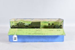 A BOXED DINKY TOYS MEDIUM TANK GIFT SET, No.151, (A2188) comprising Medium Tank, No.151a, Six