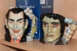 TWO ROYAL DOULTON CHARACTER JUGS, comprising a boxed 1997 character jug of the year 'Count