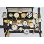 A BOX OF ASSORTED 'SMITHS' WATCHES, to include five 'Smiths' wristwatches, three 'Smiths Empire'