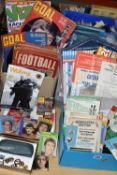 A COLLECTION OF FOOTBALL PROGRAMMES AND MAGAZINES, majority from the 1960's and 1970's, assorted