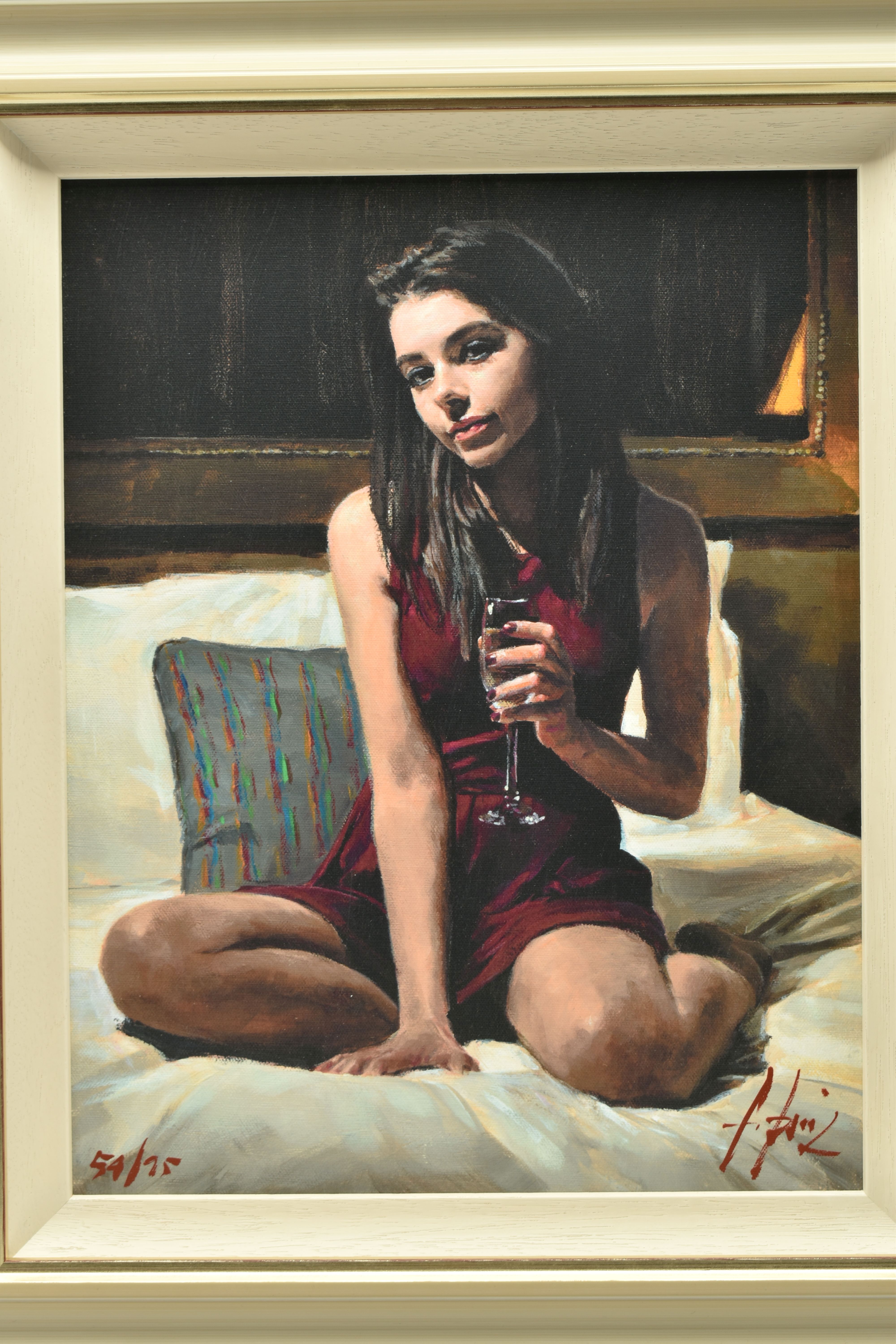 FABIAN PEREZ (ARGENTINA 1967) 'BELLA', a signed limited edition portrait of a female figure - Image 2 of 5